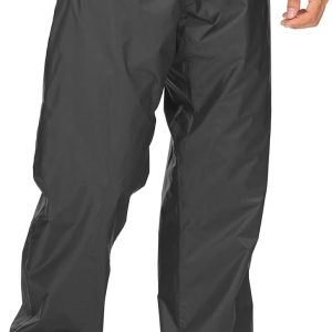 Men's Rain Pants Waterof Windof Hiking Rain Over Pants for Outdoor Fishing Golf Motorcycle Cycling